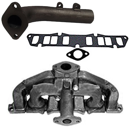 Aic Replacement Parts VT329 R0323G VT200 Manifold w Elbow & Gaskets Fits Case IH VA VAC VAC-11 VAH VAI VT329-GASKET ELBOW